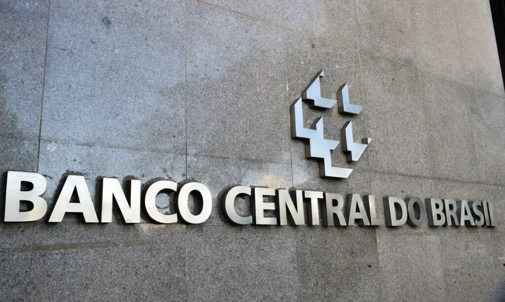 Entrada do prédio do Banco Central do Brasil